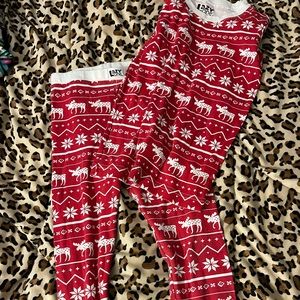 Christmas pajamas. Been worn once or twice